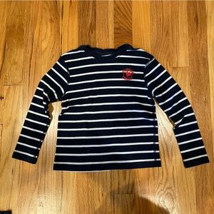 Primrose School Striped Long Sleeve Crew Neck Uniform